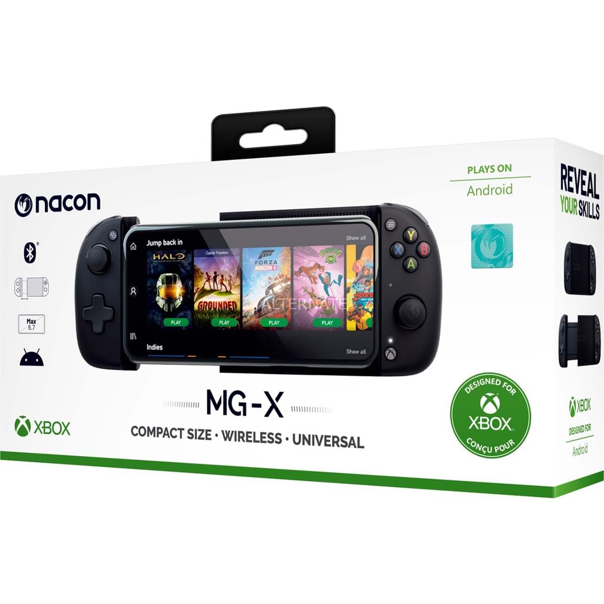 Nacon Mg-X - Mando Para Smartphone Android (DiseñAdo Para XBOX - Game Pass Ultimate y juegos para Android) Nacon Mg-X - Mando Para Smartphone Android (DiseñAdo Para XBOX - Game Pass Ultimate y juegos para Android)